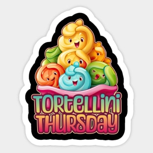 Tortellini Thursday Foodie Design Sticker